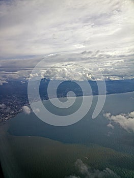 Sky View Aerial Portrait Photography