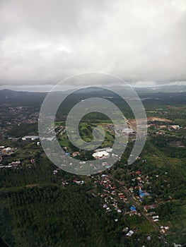 Sky View Aerial Portrait Photography