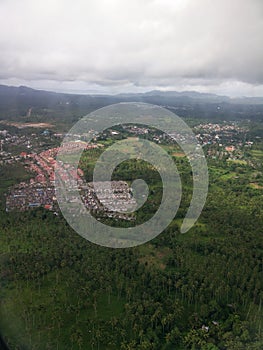 Sky View Aerial Portrait Photography