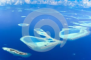 Sky view of Rafa Atoll