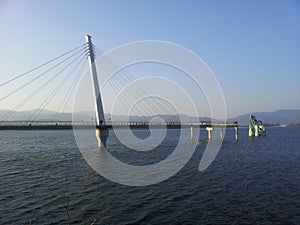 Sky walk over Soyang Lake in Chuncheon