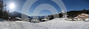 Sky in Winter in Tirol / Tyrol