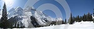 Sky in winter in Tirol / Tyrol