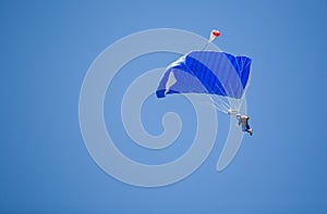 Skydiver with Parachute