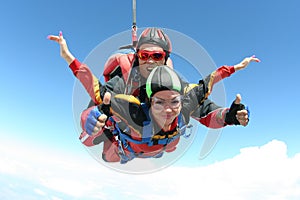 Skydiving photo photo