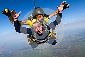 Skydiving photo.