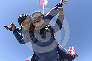 Skydiving photo. Tandem.