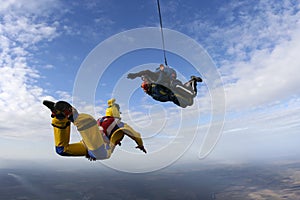 Skydiving photo. Tandem.