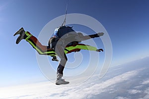 Skydiving photo. Tandem.