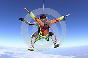 Skydiving photo. Tandem.