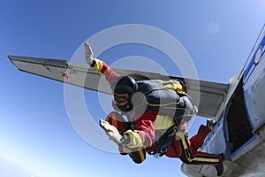 Skydiving photo. Tandem.