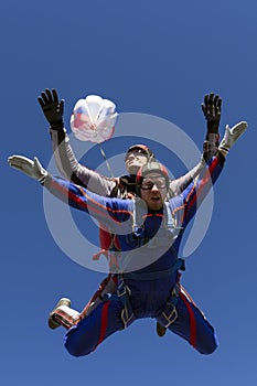 Skydiving photo. Tandem.