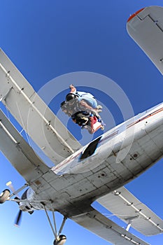 Skydiving photo. Tandem.