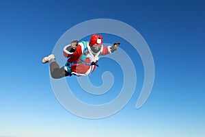 Skydiving. A solo jump before New Year.