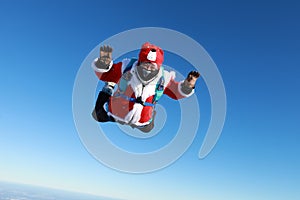 Skydiving. A solo jump before New Year.