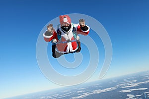 Skydiving. A solo jump before New Year.