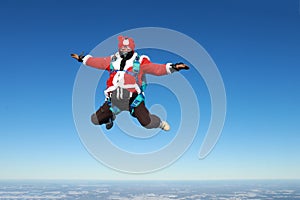 Skydiving. A solo jump before New Year.