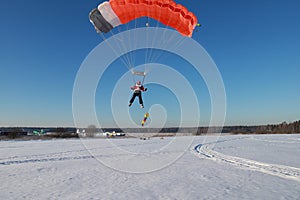 Skydiving. A solo jump before New Year.