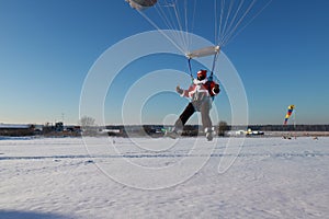 Skydiving. A solo jump before New Year.