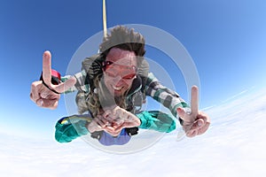 Skydiving tandem signs