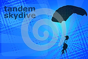 Skydiving tandem