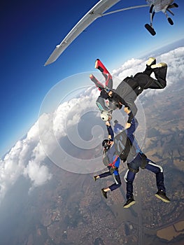 Skydiving team