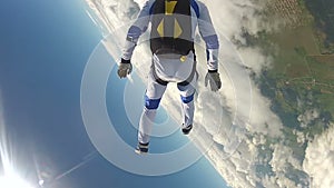 Skydiving video.