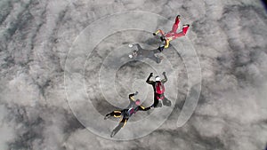 Skydiving video.