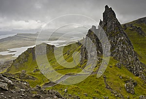 Skye landscape from Old Man of Storr