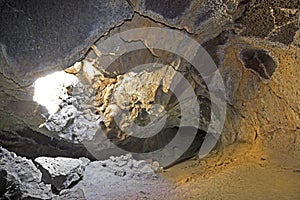 Skylight Interior of Sunshine Cave Lava Tube