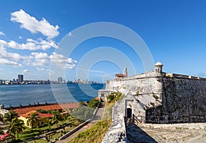 Skylin with the promenade Malecon view of Havana City - Serie Cuba Reportage photo