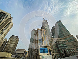 Skyline and Abraj Al Bait in Mecca, Saudi Arabia