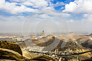 Abraj Al Bait Royal Clock Tower Makkah in Mecca, Saudi Arabia. photo