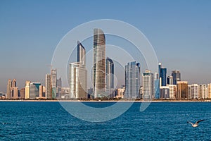 Skyline of Abu Dhabi, United Arab Emirat