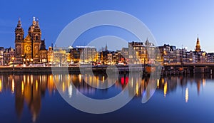 Skyline of Amsterdam