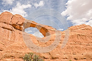 Skyline Arch at Arches National Park photo