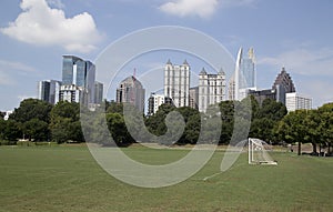 Skyline of Atlanta in Georgia