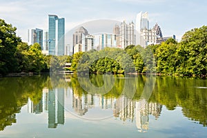 Skyline in Atlanta, Georgia USA photo