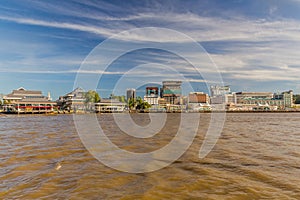 Skyline of Bandar Seri Begawan, capital of Brun