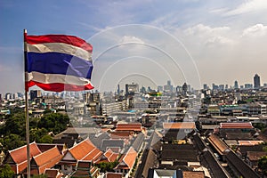 Skyline of Bangkok, Thailand