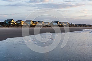 Skyline of beach homes at Isle of Palms, in Charleston South Car photo