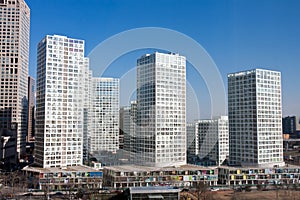 Skyline of Beijing CBD