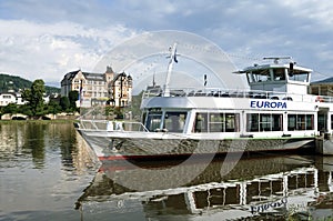 Skyline Bernkastel-Kues on the Moselle, Germany