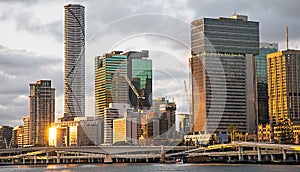 Skyline of Brisbane Australia
