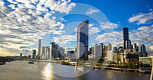 Skyline brisbane city in australia