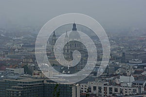 Skyline of Budapest and Danubio photo