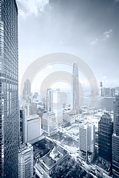 Skyline business district