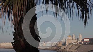 Skyline of Cadiz with the cathedral .CÃ¡diz, Andalusia, Spain