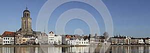 The skyline of the city of Deventer in The Netherlands photo