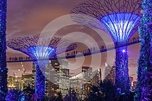 Skyline cityscape at night background